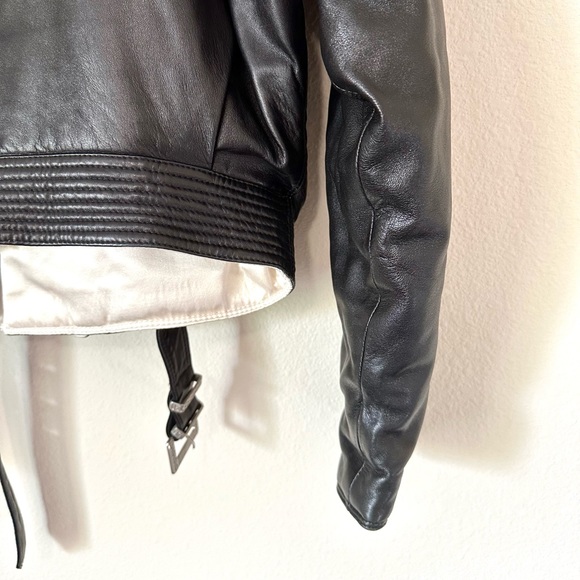 Rare Vintage 90s Gianni Versace Motorcycle Leather Jacket Seen Worn by Prince - Picture 8 of 12